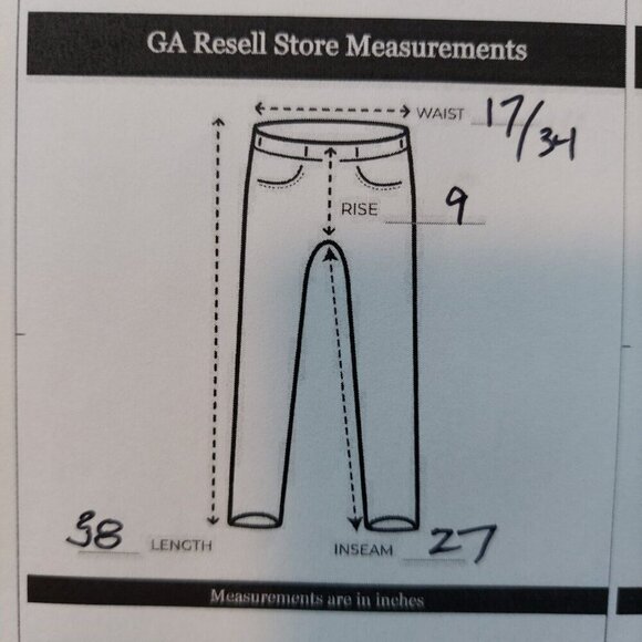 Universal Thread Distressed Skinny Jean Medium Wash Size 14/32R  Cut Bottom - Picture 2 of 16